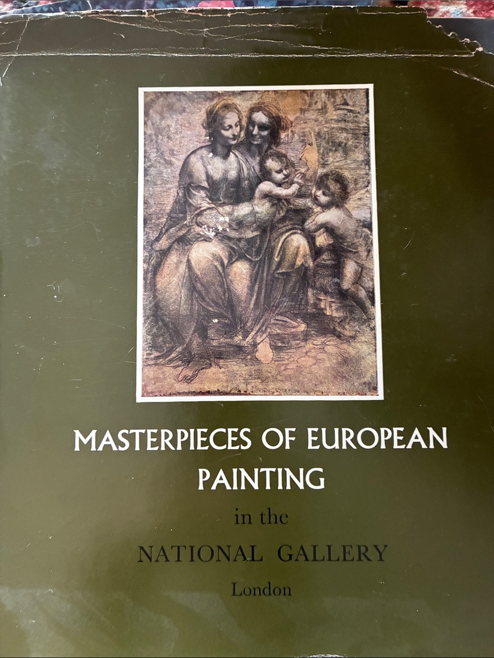 Masterpieces of European Painting - Olive Green Art Print Poster
